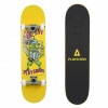 Скейтборд Playshion Cool Life 31.82′′X7.87′′ (80,8 X 20 см) жёлтый Скейтборд Playshion Cool Life 31.82′′X7.87′′ (80,8 X 20 см) жёлтый