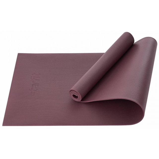 Коврик для йоги и фитнеса высок плотн STARFIT Pro FM-103 PVC HD, 0,6 см, 173x61 см, горячий шоколад