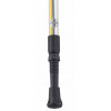 Скандинавские палки BERGER Blade 2-секционные, 77-135 см, серебристый/желтый/черный