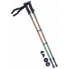 Палки для скандинавской ходьбы BERGER Longway, 77-135 см, 2-секционные, тёмно-зеленый/оранжевый
