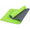 Коврик для йоги и фитнеса STARFIT FM-202 TPE, 0,7 см, 173x61 см, перфорированный, ярко-зеленый