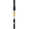 Скандинавские палки BERGER Nimbus 2-секционные, 77-135 см, черный/голубой