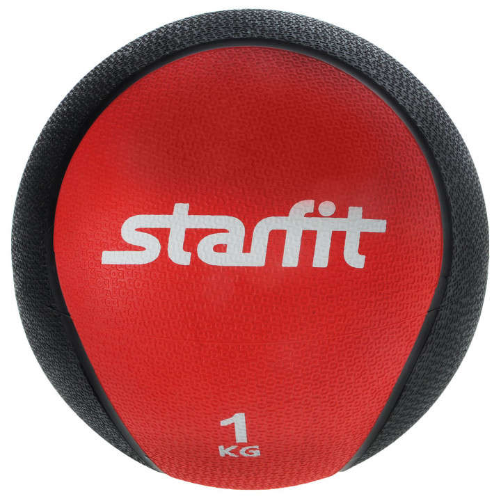 Медбол STARFIT Pro GB-702, 1 кг, красный