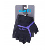 Перчатки для фитнеса Starfit WG-103, черный/фиолетовый (M)