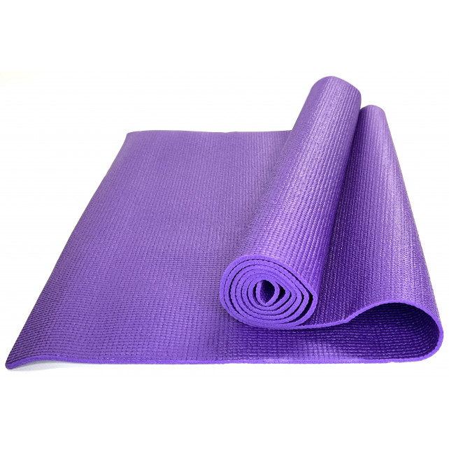 Коврик для йоги и фитнеса ZTOA YM-01 PVC 0,5 см, 173х61 см, фиолетовый