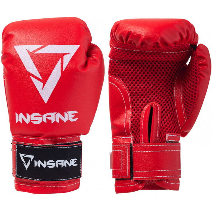 Набор для бокса INSANE FIGHT, черный/красный, 39х16 см, 1,7 кг, 4 oz