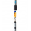 Скандинавские палки BERGER Oxygen 2-секционные, 77-135 см, серебристый/голубой