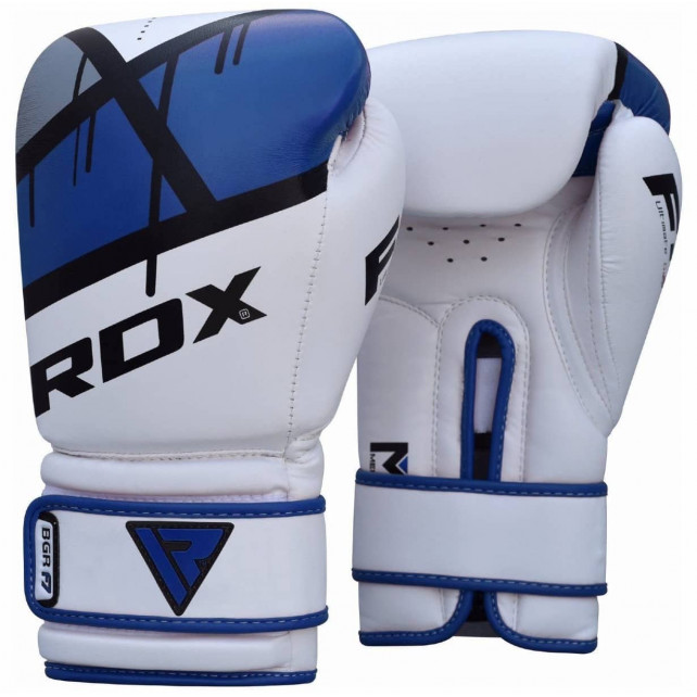 Перчатки боксерские RDX BGR-F7 BLUE BGR-F7U, 10 oz