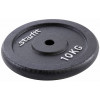 Диск чугунный STARFIT BB-204 10 кг, d=26 мм, черный