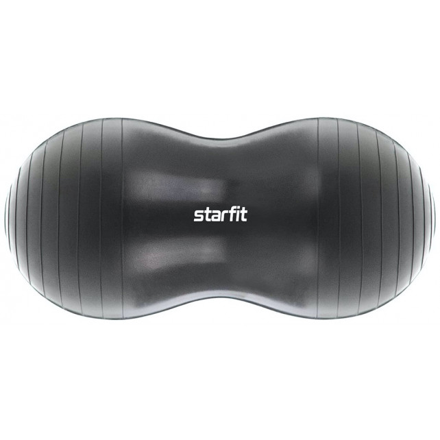Фитбол STARFIT GB-802 "Арахис", 50*100 см, 1200 гр. без насоса, темно-серый (антивзрыв)